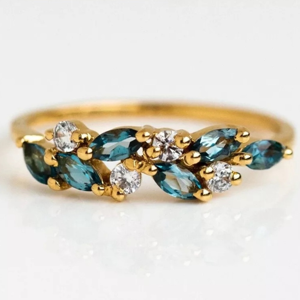 BRIDAL WEDDING RING ENEGAGMENT RING - Picture 7 of 10